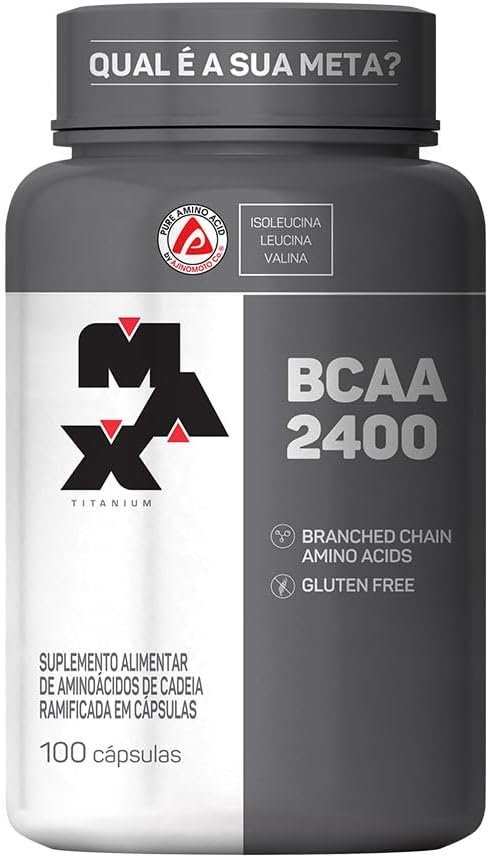 BCAA 2400-100 Cápsulas - Max Titanium, Max Titanium BCAA 2400-100 Cápsulas - Max Titanium, Max Titanium - Imagem 1