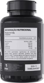 BCAA 3:1:1 Dark Lab, 60 Cápsulas, Aminoácidos, Recuperação Muscular - Imagem 3