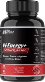 IN-Energy+ (Cafeína, Taurina, Arginina, L-Carnitina e Lisina com 60 Cápsulas) Imperium Nutrition