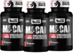 3x Maca Peruana Negra 120 Capsulas 2000mg Black Pura Premium Importada Para Homens e Mulheres Original