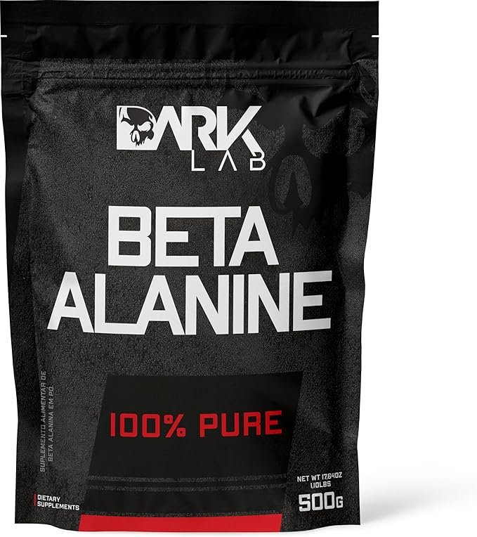 Beta Alanina Dark Lab, 100% Pura, 500g, Resistência Muscular Anti-Fadiga Beta Alanina Dark Lab, 100% Pura, 500g, Resistência Muscular Anti-Fadiga - Imagem 1