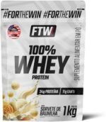 FTW 100% Whey Protein com Proteína Concentrada WPC, para Atletas com Alto Valor Biológico, Suplemento Pós-Treino Sem Glúten - Refil 1kg (Baunilha) - Imagem 2