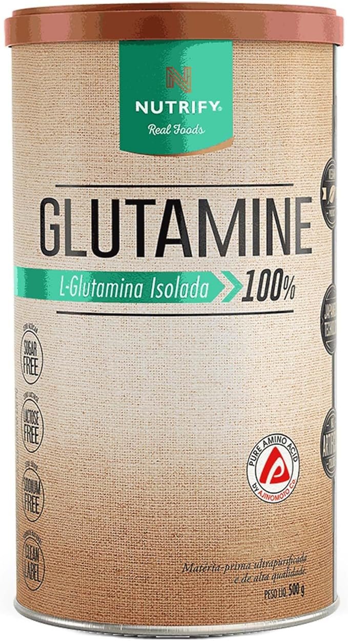 Glutamine 100% (500G), Nutrify - Copia Glutamine 100% (500G), Nutrify - Imagem 1