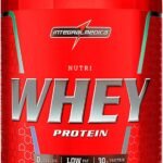 Integralmédica Nutri Whey Protein Morango – Pote de 900 g - Super Mass Gainer