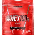 Integralmédica - Whey Protein Concentrado Cookies and Cream 100% Pure - 21g de Proteína por Scoop, Suplementação Alimentar Pós-Treino, Fórmula Enriquecida com BCAAs - Pouch 900g