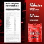 Integralmédica - Whey Protein Concentrado Morango 100% Pure - 21g de Proteína por Scoop, Suplementação Alimentar Pós-Treino, Fórmula Enriquecida com BCAAs - Pouch 1,8kg - Imagem 2