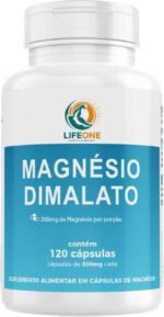 Magnesio Dimalato 120 Cápsulas Life One