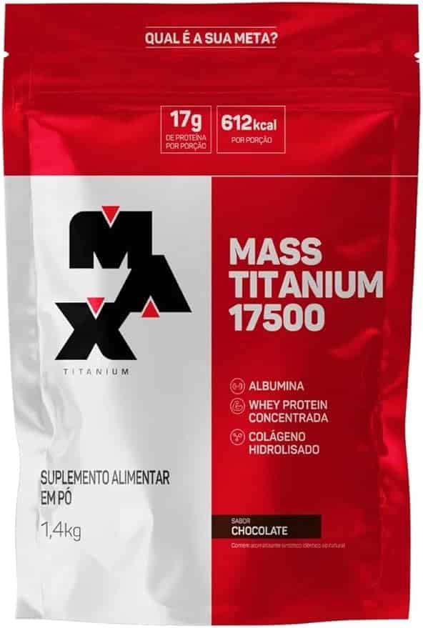 Max Titanium Mass Titanium 17500-1400G Refil Chocolate Max Titanium Mass Titanium 17500-1400G Refil Chocolate - Imagem 1