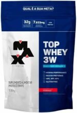 Max Titanium Top Whey 3W - 1800G Refil Morango -