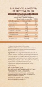 True Source True Vegan Proteína Vegetal - 837G Chocolate Branco Com Coco - Imagem 2