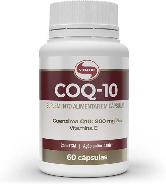 Vitafor - Coenzima Q10 200mg - 60 Cápsulas Vitafor - Coenzima Q10 200mg - 60 Cápsulas - Imagem 1