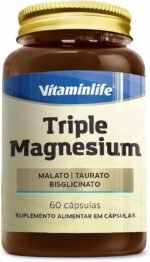 Vitaminlife Triple Magnesium 260Mg (Malato + Taurato + Bisglicinato) 60 Cáps