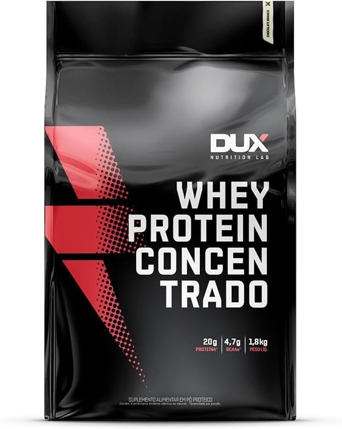 Whey Protein Concentrado Chocolate Branco Refil 1.8kg – Contribui Para o Ganho Muscular Hipertrofia – Dux Human Health Whey Protein Concentrado Chocolate Branco Refil 1.8kg – Contribui Para o Ganho Muscular Hipertrofia – Dux Human Health - Imagem 1